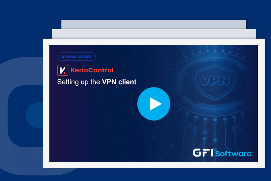 Setting up the VPN client