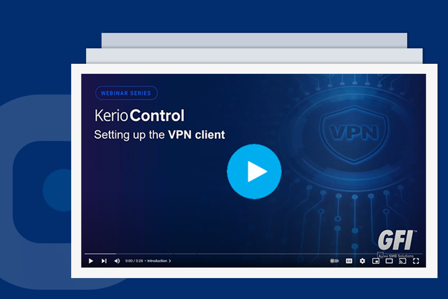 Setting up the VPN client