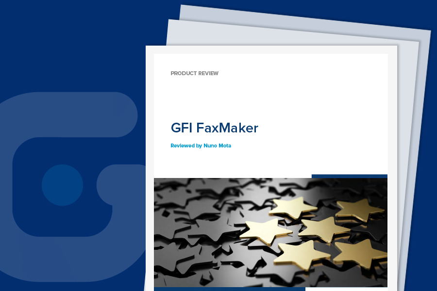 GFI FaxMaker product review from TechGenix