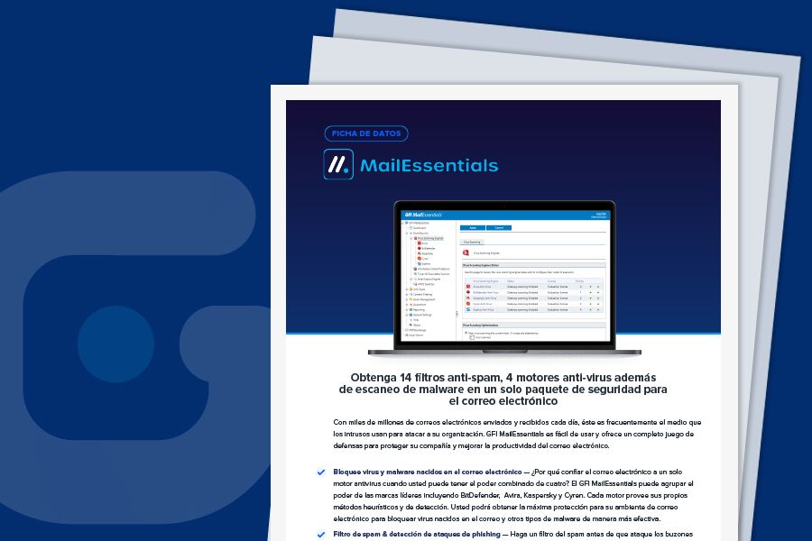 Datasheet for GFI MailEssentials (Spanish)