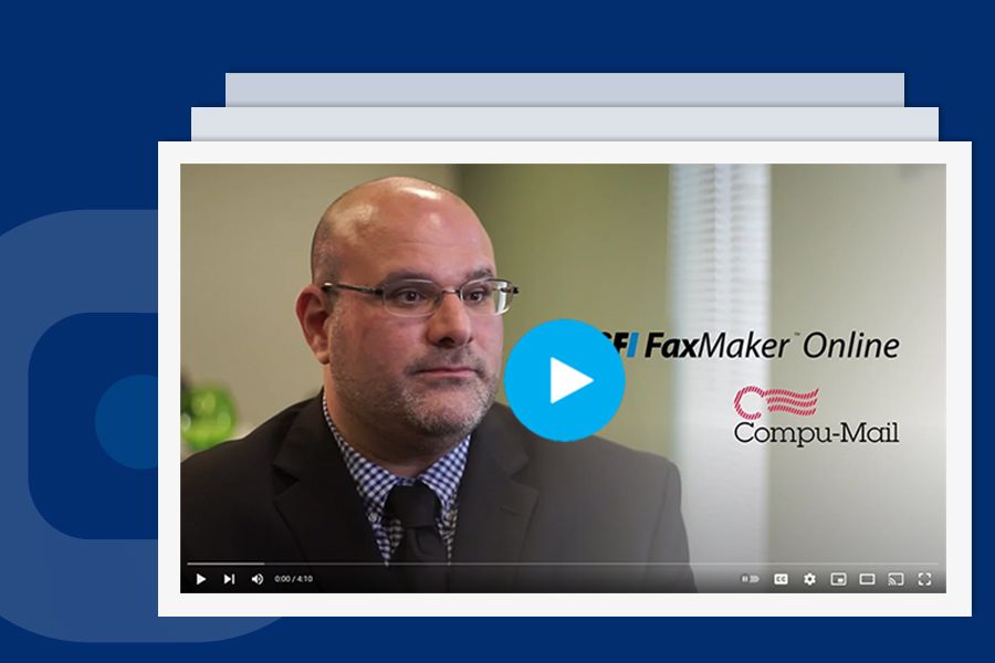 Customer testimonial for GFI FaxMaker Online - Compu-Mail