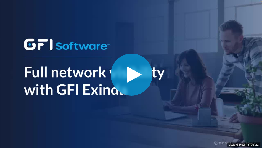 Úplný přehled o síti pomocí GFI Exinda