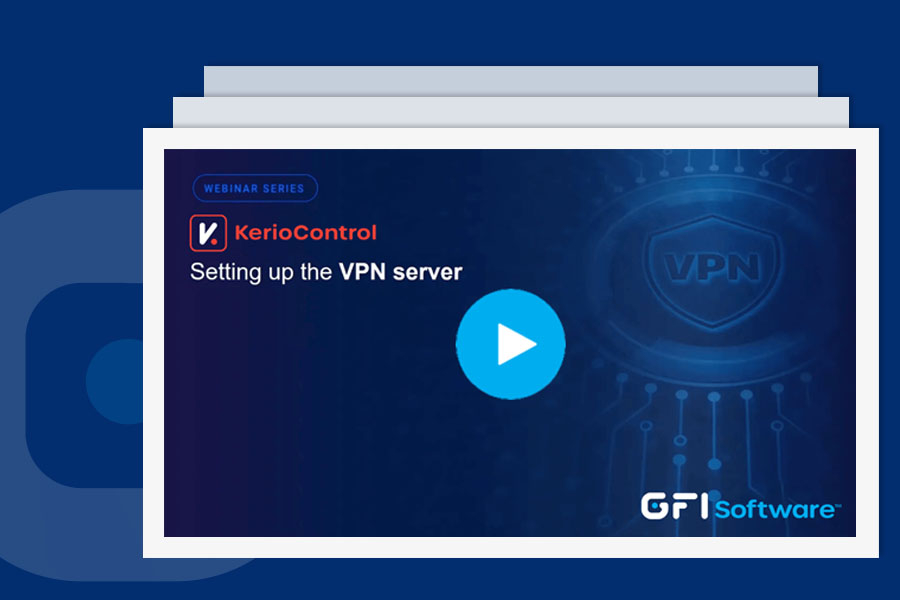 Setting up the VPN server