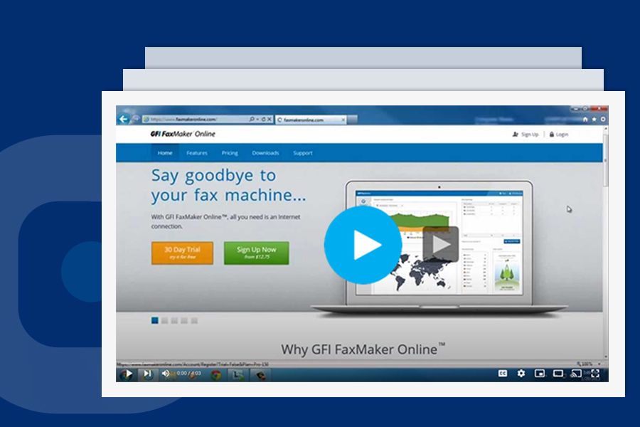 GFI FaxMaker Online Product Tour