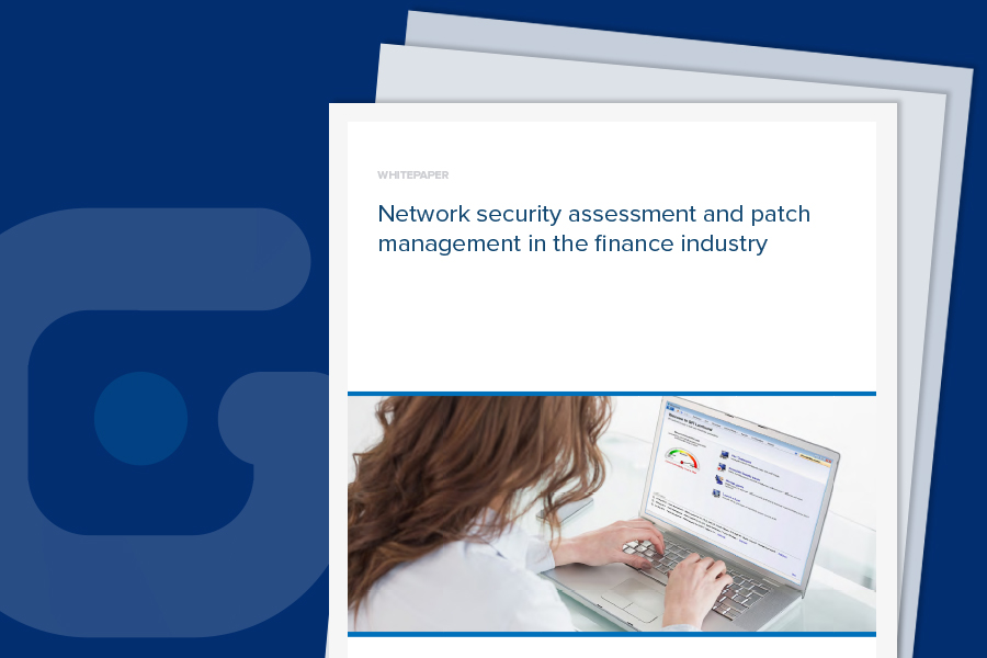 Network security assessment and patch management in the finance industry